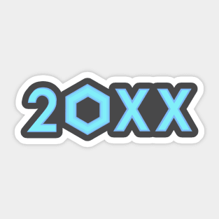 20XX Sticker